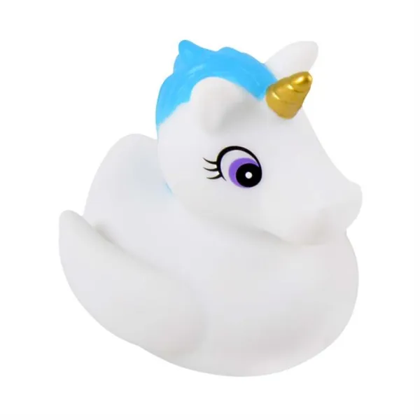 Badeenhjørning med lys - Grønn