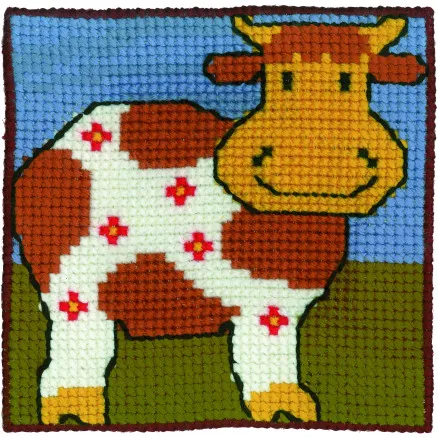 Permin Broderikit Barnestramaj Ku 25x25cm