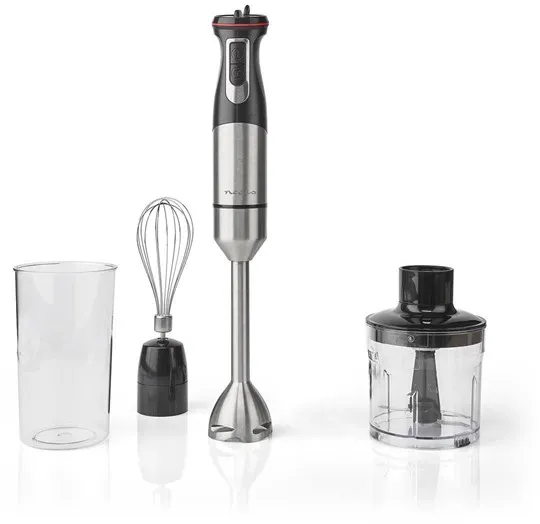 Nedis Stavblender KAHB400CAL - hand blender - black/aluminum - 800 W